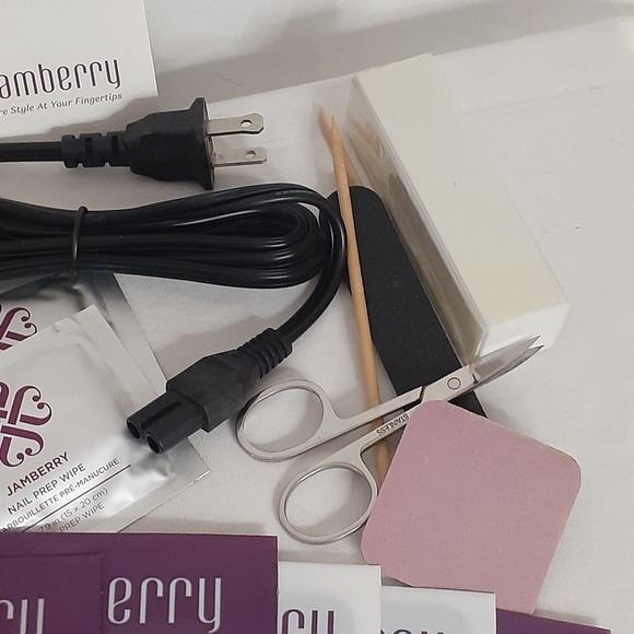 Jamberry‎ Lot Nail Wrap Variety Colorful with Mini Heater and tools - Picture 3 of 7